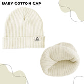 Compact and Stylish Baby Cap (off White)